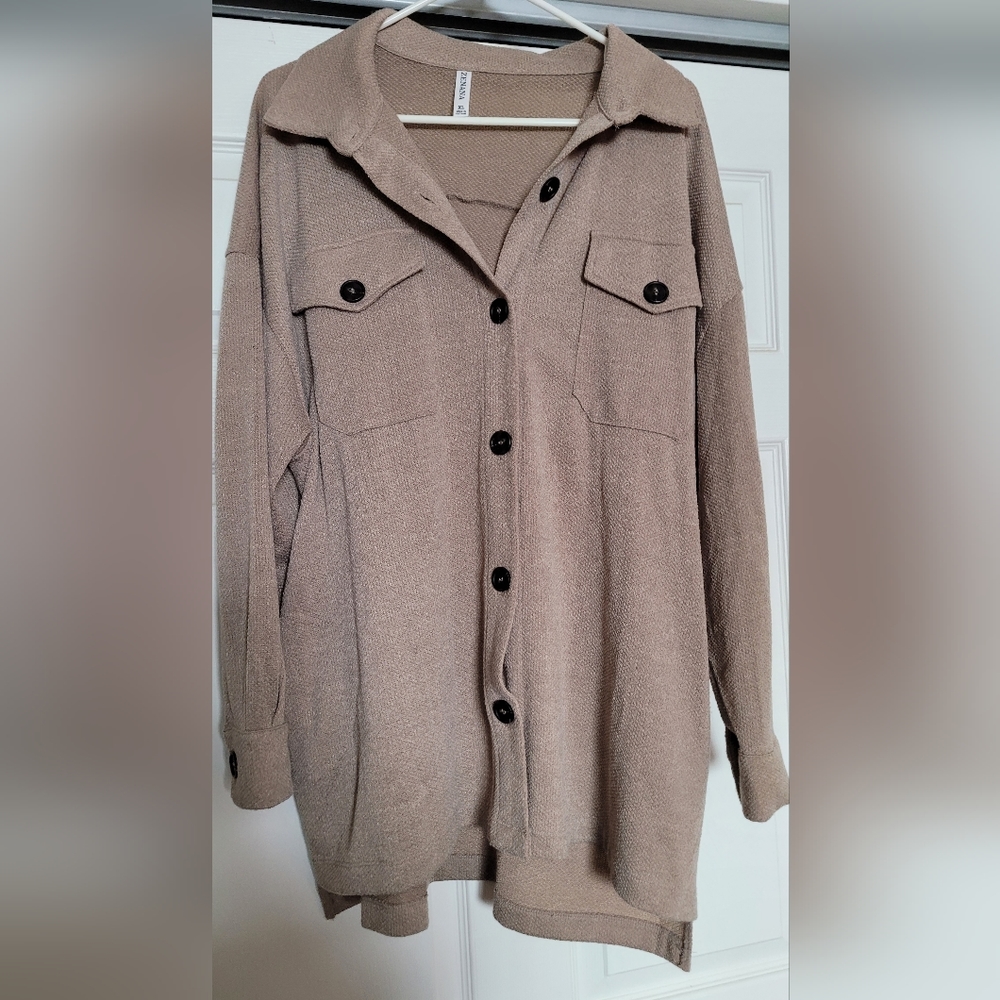 Womens Zenana XL Shacket